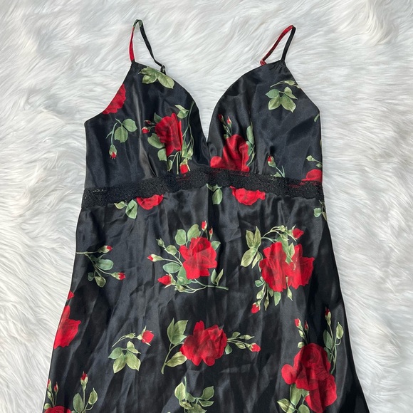 Vintage Dresses & Skirts - Vintage Floral Maxi Slip Dress